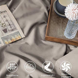 KimLuxz Tan Comforter Queen Size, 3 Piece Dark Khaki Soft Modern Bedding Set, Lightweight Taupe All Season Microfiber Down Alternative Bed Comforter with 2 Pillow Shams for Women Men KimLuxz