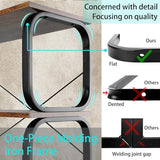 5-Tier Rustic Brown Industrial Bookshelf - Sturdy Metal and Wood Bookcase for Home and Office zbet