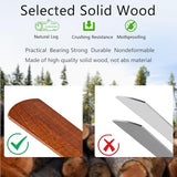 52-Inch Solid Wood with Remote Control with Light (LED) Modern DC DC Motor Indoor/Outdoor 5-Blade Ceiling Fan for Patios, Bedrooms and Farmhouses (Black + Walnut) dearnow