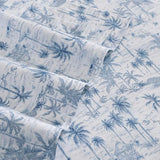 Tommy Bahama - King Sheets, Super Soft Cotton Percale Bedding Set with Matching Pillowcases, Crisp & Cool, Coastal Room Essentials (Surfside Blue, King) Tommy Bahama