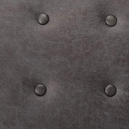 Christopher Knight Home Mervynn Mid-Century Modern Microfiber Recliner, Slate / Dark Espresso Christopher Knight Home