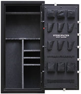 20 Long Gun Max Cap.- 1 Hr. Fire Protection Gun Safe- Blk- AMEGS5928-EMP Steelwater Gun Safes