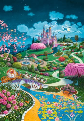CASTORLAND 1000 Piece Jigsaw Puzzles, Cinderella's Castle, Fairytale Scenery, Adult Puzzle, Castorland C-105243-2 Castorland