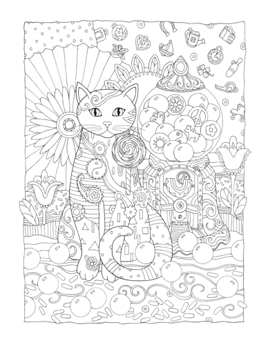 Creative Haven Creative Cats Coloring Book (Adult Coloring Books: Pets)