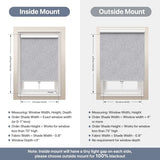 GENIMO 100% Blackout Roller Window Shades, Window Blinds Cordless with Thermal Insulated, UV Protection Fabric, Mini French Door Blinds for Home, Office, Bedroom, Easy to Install, Grey, 10" W X 75" H GENIMO