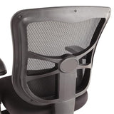 Alera Elusion Series Mesh Mid-Back Multifunction Chair, Black Alera