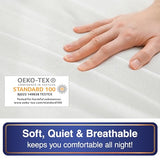 All-in-One Mattress Protector, Zippered Encasement, Water & Stain Resistant, Triple Seal Protection, Full, White Bed Bug Blocker