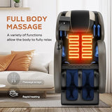 GDFStudio Massage Chair Zero Gravity Recliner,2025 Massage Recliner Chair with Full Body Air Pressure,Grey GDFStudio