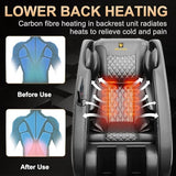 BILITOK Massage Chair Recliner with Zero Gravity with Full Body Air Pressure, Speaker and Blue-Tooth Connection, Easy to Use at Home and in The Office BILITOK