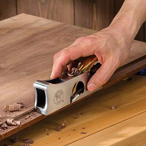Bench Dog 3-in-1 Shoulder Plane, Bullnose Plane & Chisel Plane - Hand Plane w/ 2 Nose Pieces – 1” Blade Clean, Sharp Corners w/No Ridge- Wood Plane Bench Dog