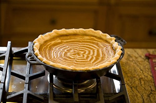 Camp Chef Cast Iron Pie Pan - True-Seasoned Cast Iron Pie Dish for Cooking & Camping Accessories - 10" Camp Chef