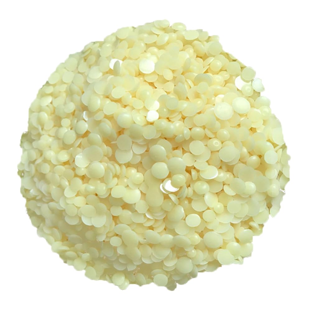 TooGet Candelilla Wax Pellets 14 oz, 100% Pure Natual Vegan Wax for DIY Lip Balm, Soap and Candle Making, Creams and Lotions, Beeswax Alternative TooGet