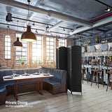 Sorbus 4 Panel Room Divider 6 ft. Tall - Privacy Screen, Extra Wide Double Hinged Panels, Mesh Hand-Woven Design, Partition Room Dividers and Folding Privacy Screens, Wall Divider for Room Separation Sorbus