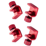 4Pcs Ender 3 Glass Bed Clips Red, 3D Printer Build Plate Clips Adjustable 3D Printer Bed Clips Use for Ender 3S/Ender 3 V2/Ender 3 Pro/Ender 3 Max Neo,Ender 5, CR-10 3D Printer Heated Bed, TIEXYE