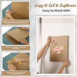 CALPALMY 24-Pack MDF Board 1/8 Inch Thick 12" x 12" Unfinished Wood Panels, 3mm Thick Medium Density Fiberboard Wood Boards for Crafts, Painting, Carpentry, Engraving, Interior Design, and More CALPALMY
