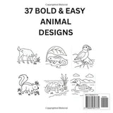 Wildlife of Acadia National Park Coloring Book: Bold and Easy Majosta