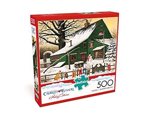 Buffalo Games - Charles Wysocki - Cocoa Break at The Copperfields - 500 Piece Jigsaw Puzzle Multi, 21.25"L X 15"W Buffalo Games