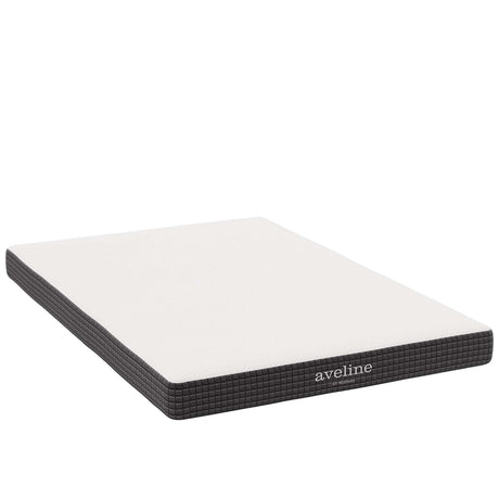 Modway Aveline Gel Infused Memory Mattress with CertiPUR-US Certified Foam, Twin, White Modway