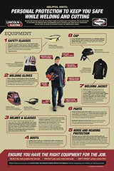 Lincoln Electric 90i FC Flux Core Wire Feed Weld-PAK Welder, 120V Welding Machine, Portable w/Shoulder Strap, Protective Metal Case, Best for Small Jobs, K5255-1 Lincoln Electric