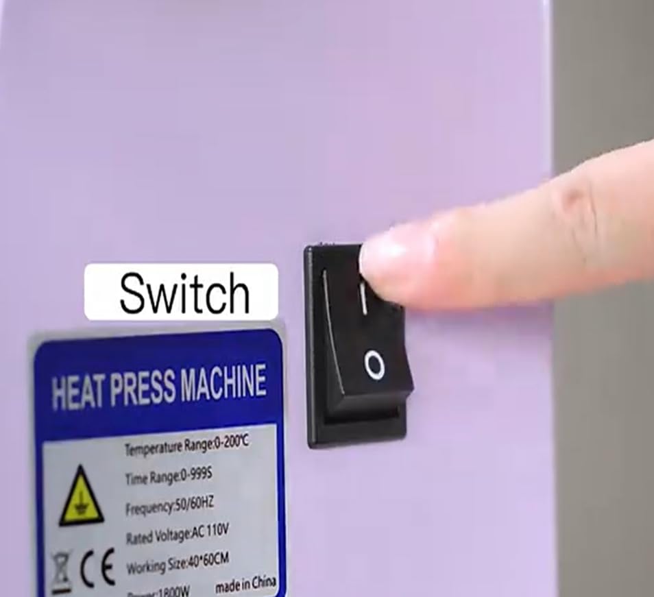 DOPERFE 16x24 Manual Heat Press Machine with Slide-Out Base Rotation Heat Press Shirt Printing Machine for T-Shirts, Pillows, Coasters (Purple, 16x24) DOPERFE