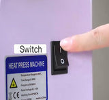 DOPERFE 16x24 Manual Heat Press Machine with Slide-Out Base Rotation Heat Press Shirt Printing Machine for T-Shirts, Pillows, Coasters (Purple, 16x24) DOPERFE