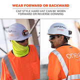 Ergodyne - 60144 Vented Hard Hat Cap Style, Ratchet Suspension, Class C, Skullerz 8972,White Ergodyne