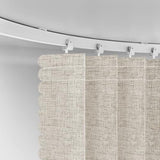 AJAZZ 100% Blackout Room Divider Curtains Screen Partitions, Blackout Sound Reducing Divider Room Panel for Doorway Glass Window Sliding Door Patio(Cream White, W100 x L84, 1 Pack) AJAZZ