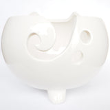 Cat Yarn Bowl for Knitting - Cute Ceramic Knitting Bowl Extra Large - Ceramic Yarn Bowl Crochet Accessories Yarn Holder Storage Gift for Knitters Funny Evovee
