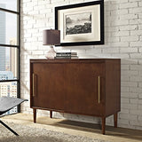 Crosley Furniture Everett Mid-Century Modern Media Console, Mahogany Crosley Furniture