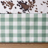 The Peanutshell 3 Piece Baby Crib Bedding Set for Boys & Girls - Newborn, Infant & Toddler Nursery Bed Set Decor with Fitted Crib Sheet, Dust Ruffle, Crib Comforter - Boho Farm The Peanutshell
