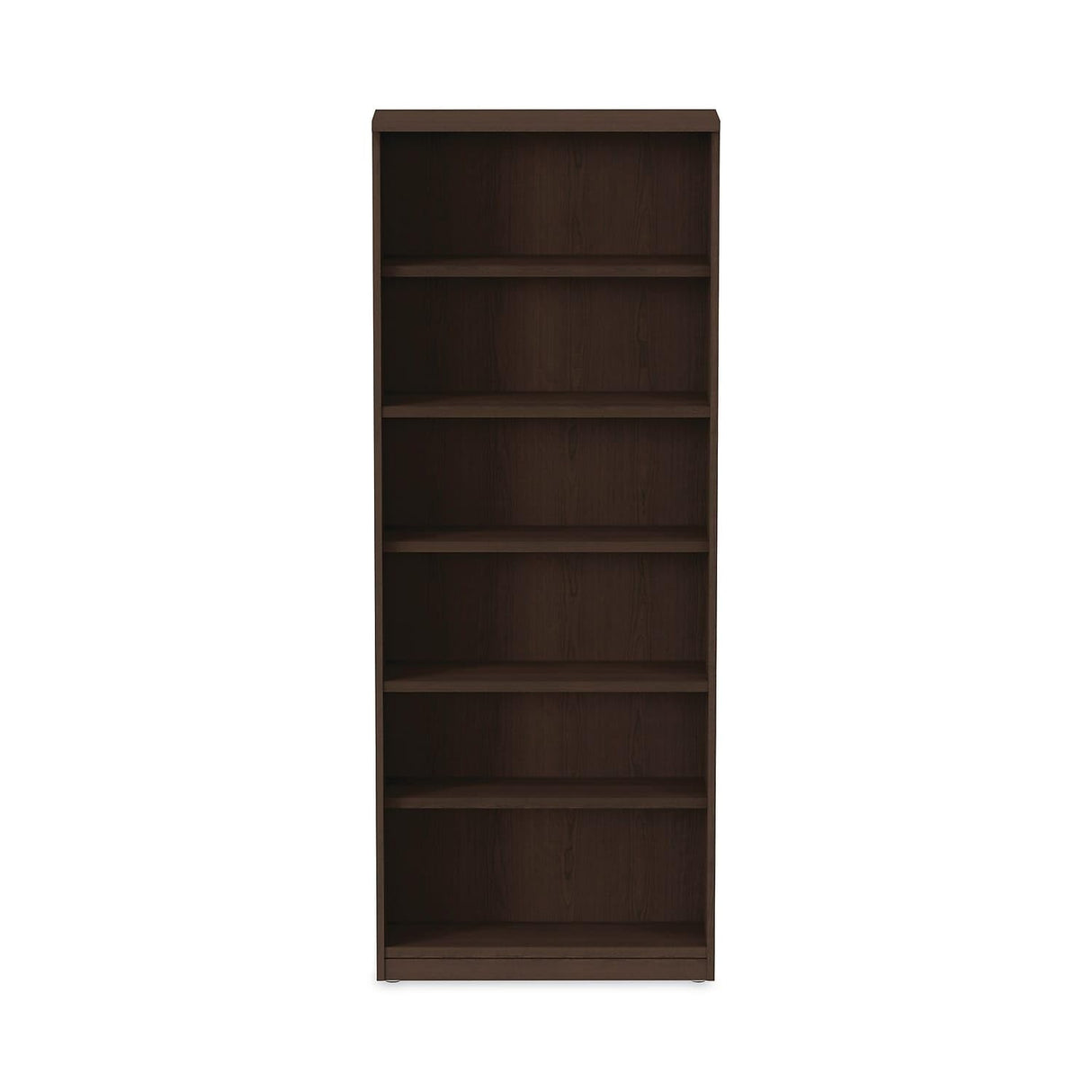 Alera ALEVA638232ES 31.75 in. x 14 in. x 80.25 in. Valencia Series 6-Shelf Bookcase - Espresso Alera