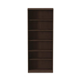 Alera ALEVA638232ES 31.75 in. x 14 in. x 80.25 in. Valencia Series 6-Shelf Bookcase - Espresso Alera