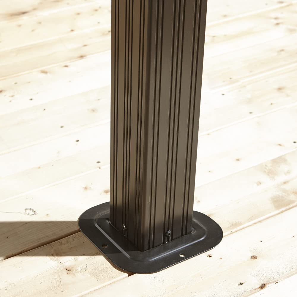 Genova Gazebo 12 x 16 ft. Steel roof Sojag