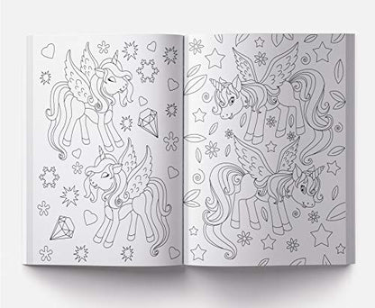 101 Unicorn Colouring Book: Fun Activity Colouring Book For Children