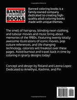 RETRO 80s Adult Coloring Book WoodArtSupply