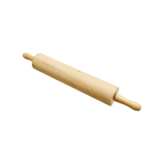 TrueCraftware 18" Wooden Rolling Pin 3-1/4" Diameter- WoodenRoll Pin for Fondant Pie Crust Cookie Pastry Dough Classic Pastry Rolling Pin