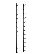 Jagged Ridge Wine Rooms - Premium Wall Mounted Metal Wine Rack - 12 Wine Bottles Holder - Modern Wine Rack, Matte Black - Space Saving for Home, Kitchen, Bar - Designed in Canada by Wine Enthusiasts Jagged Ridge Wine Rooms