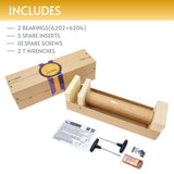 ELEPHAS - Woodworking Tool Spiral Cutter head and Helical cutterhead for Dewalt DW735 planer Original DW735-OEM ELEPHAS