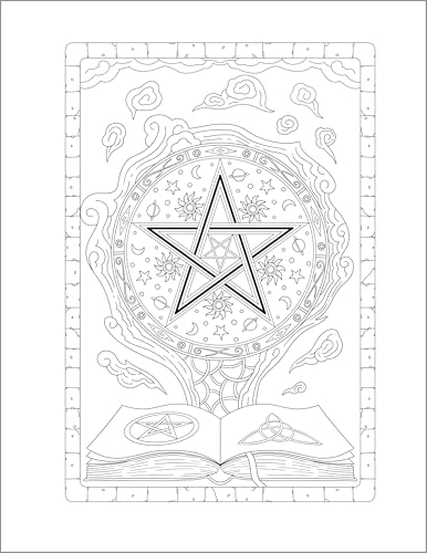Witchcraft Coloring Book for Adults: Nourish the Spirit and Channel Creative Energy WoodArtSupply