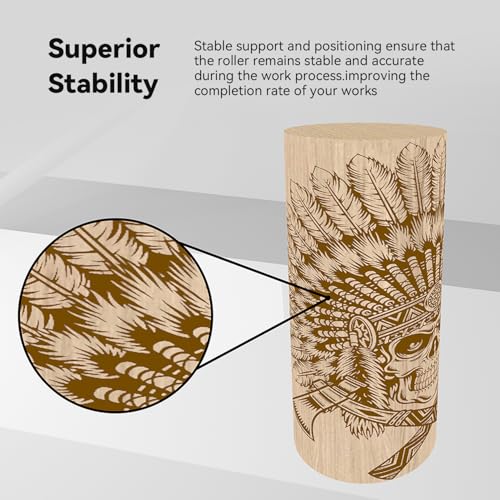 Longer Laser engraver's Rotary Roller Lift Stand Allows for Height Adjustment, Making it More Effectively Compatible with The Rotary Rollers of Most Laser engravers. Longer
