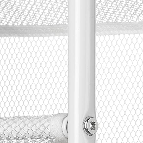 Whitmor Over the Door Shoe Organizer - Holds up to 36 Pairs of Shoes - Metal & Mesh - White Whitmor