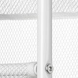 Whitmor Over the Door Shoe Organizer - Holds up to 36 Pairs of Shoes - Metal & Mesh - White Whitmor