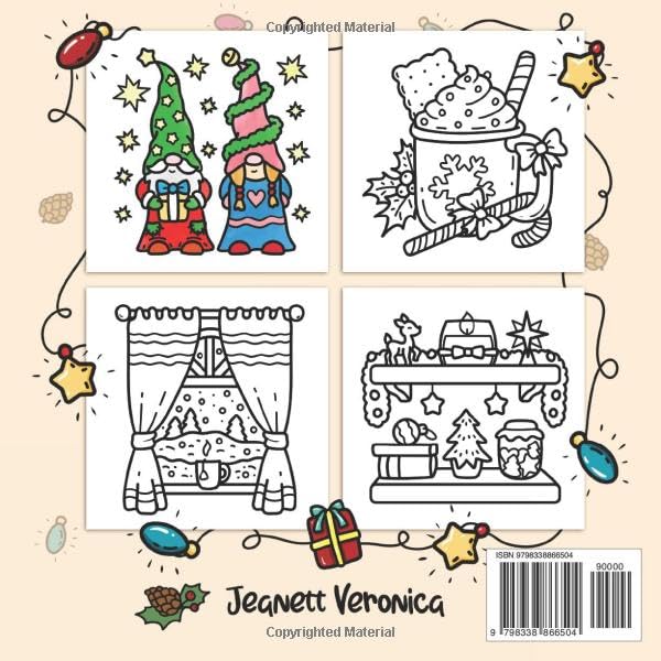 Cozy Girl Christmas Coloring Book: Bold and Easy Designs for Adults & Teens (Bold & Easy)