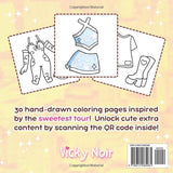 Bold N’ Sweet Coloring Book: Relax and Unwind with Playful and Cute Fashion Moments (Bold and Easy) Majosta