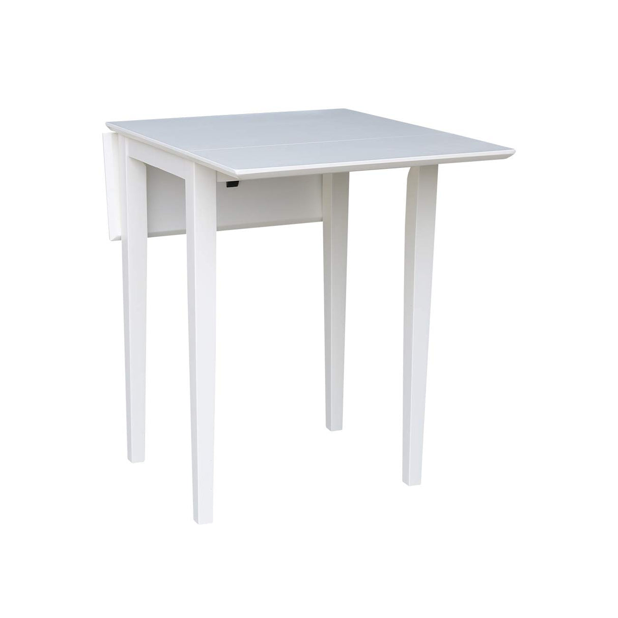 International Concepts Small Dropleaf Dining Table, White IC International Concepts