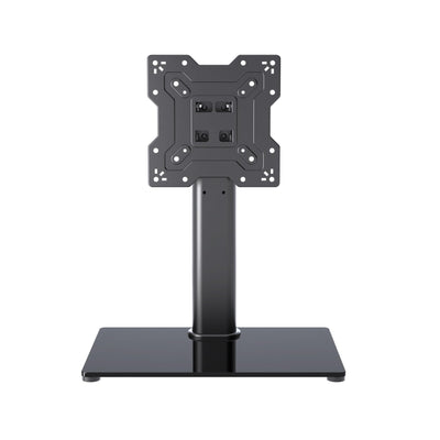 XINLEI Universal TV Stand Base, Table Top TV Stand for 17-43 Inch LCD/LED TVs, Height Adjustable Monitor Mount Stand with Tempered Glass Base Holds up to 88lbs VESA 200x200mm, TS103