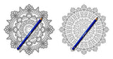 The Art of Mandala: Adult Coloring Book Featuring Beautiful Mandalas Designed to Soothe the Soul KAVNLON
