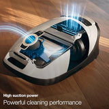 Miele Classic C1 Turbo Team Bagged Canister Vacuum, Tech Blue - Portable, Household Miele