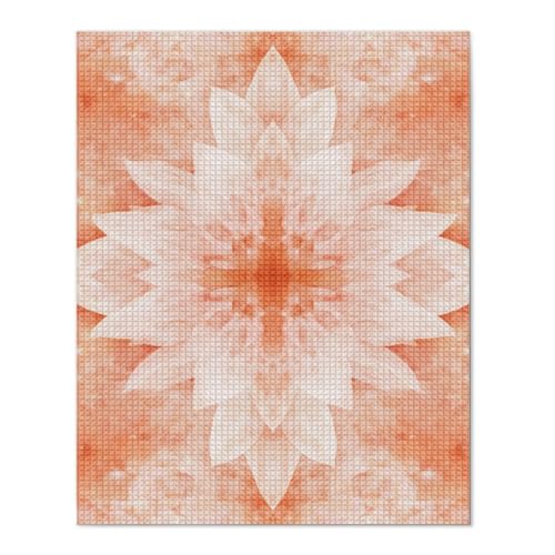 Pink Floral Kaleidoscope-103953 Diamond Painting Kits, DIY 5D Paint for Adults Kids, Full Drill Crystal Diamond Drawing Suitable for Home Wall Decoration Fhuyiks