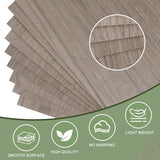 8 Pack Walnut Plywood Sheets 12x12x1/8 Inch,3mm Plywood for Laser Cutting & Engraving,Unfinished Wood for Crafts,Wood Burning,Architectural Models ESRICH